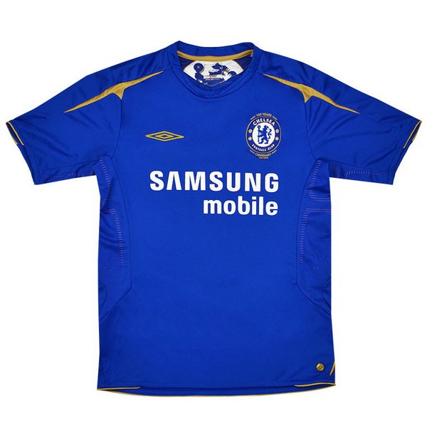 Tailandia Camiseta Chelsea 1ª Kit Retro 2005 2006 Azul